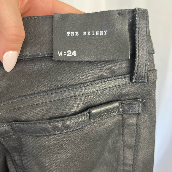 Vegan Leather Jeans - Picture 2 of 4